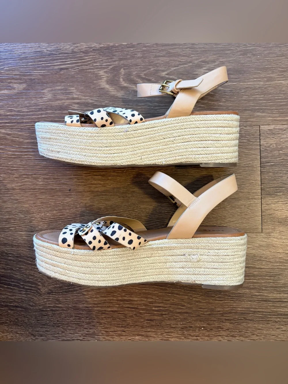 Indigo rd.-Womens Tan  Platform Sandals  Size 8.5